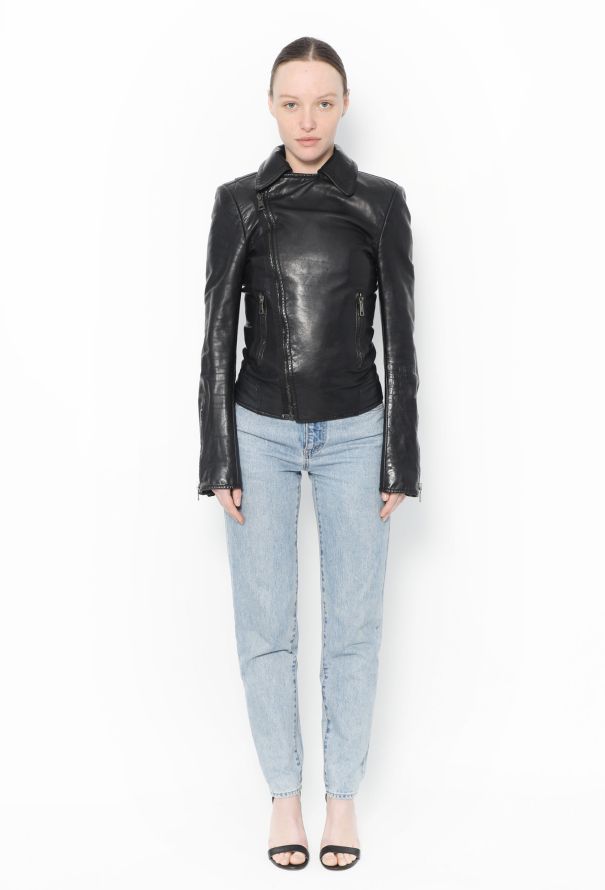 Balenciaga Classic Lambskin Leather Jacket - 3