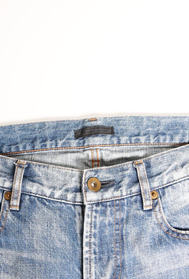 Prada Tapered Stone-Washed Jeans - 4