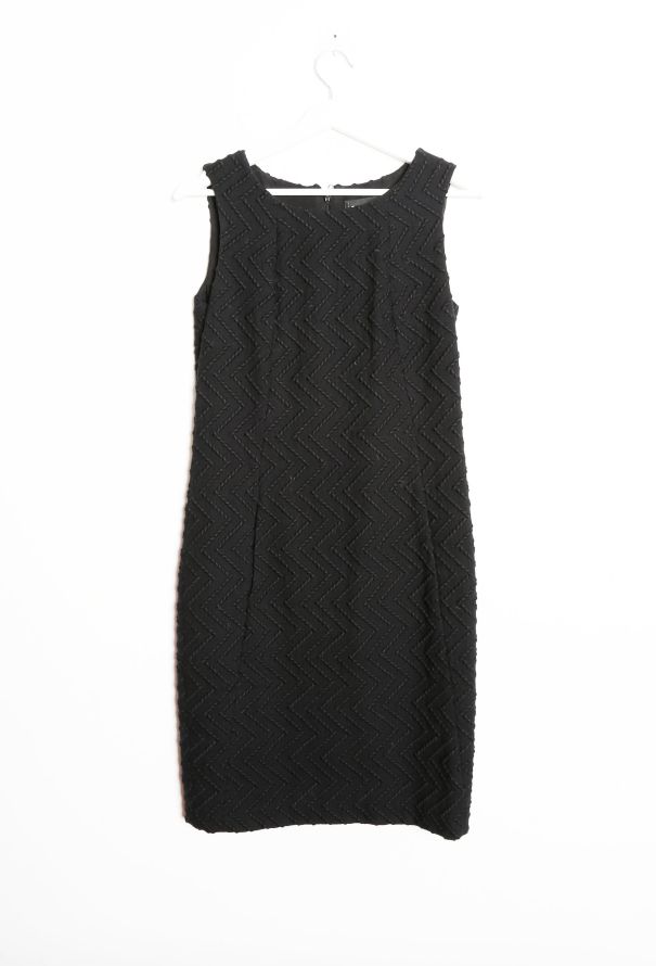 Chanel Textured Zig Zag Dress - 6