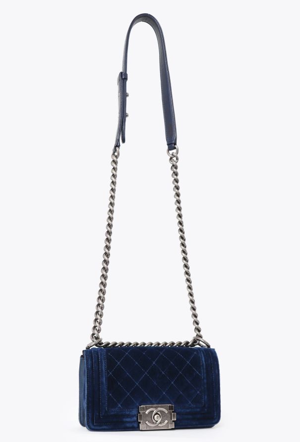 Chanel F/W 2012 Velvet Mini Boy Bag - 3