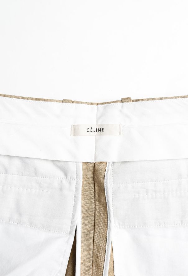 Céline Resort 2014 Tapered Linen Trousers - 5