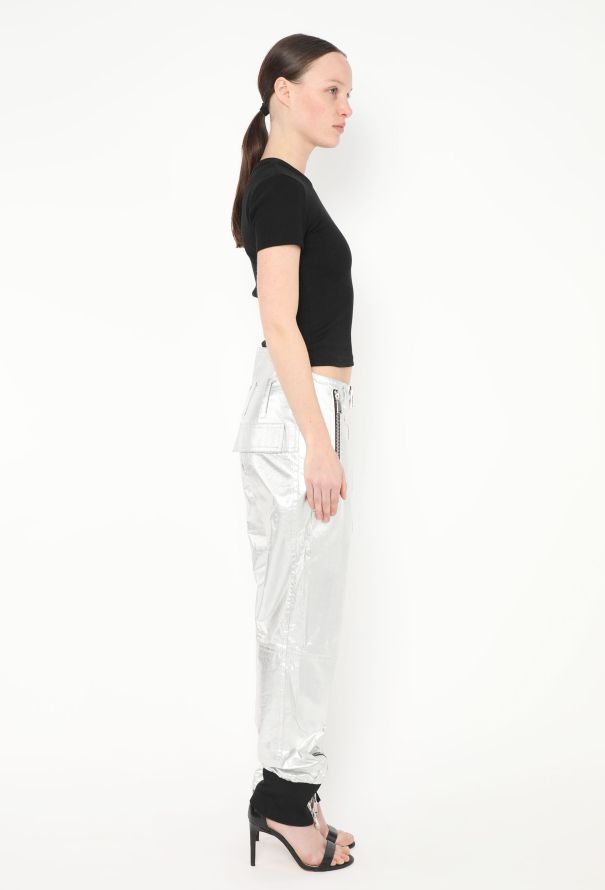 Paco Rabanne S/S 2014 Metallic Zipper Pants - 5