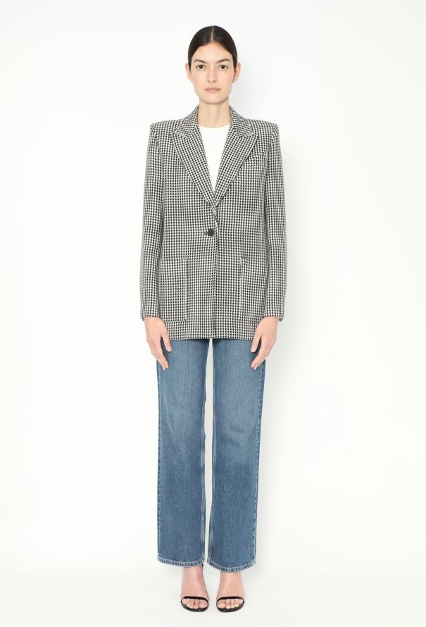 Givenchy 2018 Tailored Houndstooth Blazer - 4