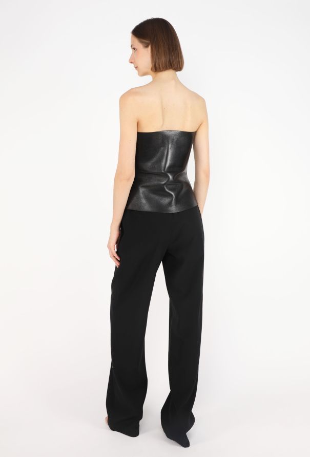 Saint Laurent Strapless Leather Bustier, S/S 2001 - 7