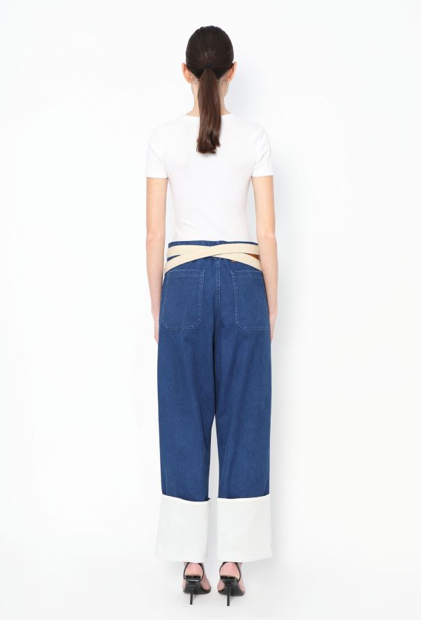 Loewe F/W 2017 Belted Wrap Jeans - 8