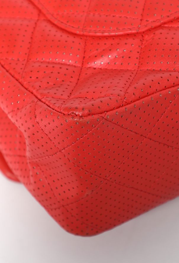 Chanel Perforated Jumbo Timeless Flap Bag - 9