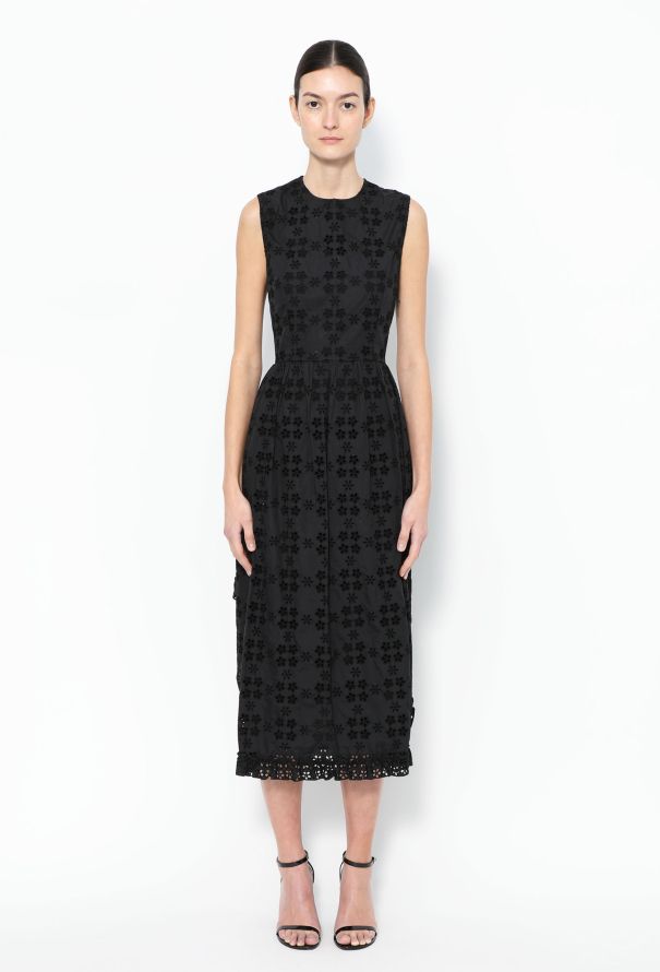 Modern Designers Simone Rocha Draped Eyelet Dress - 1