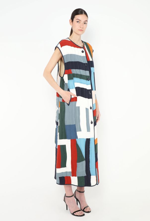 Chloé STUNNING F/W 2022 Patchwork Liner Vest - 4