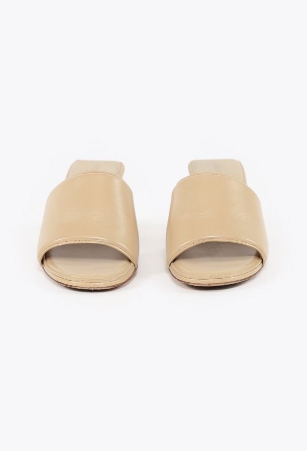 Bottega Veneta 2023 Leather Band Mules - 4