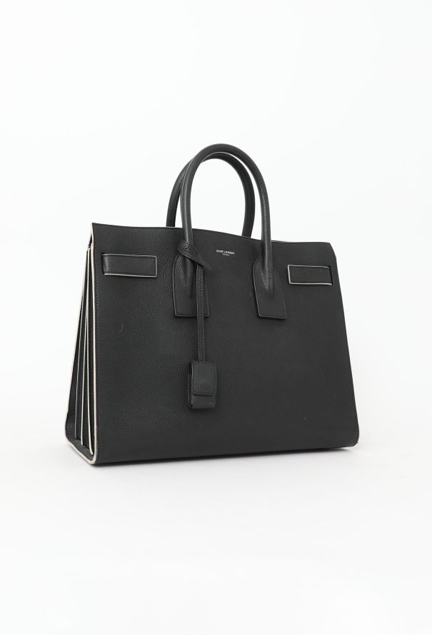 Saint Laurent Black Small Sac de Jour - 3