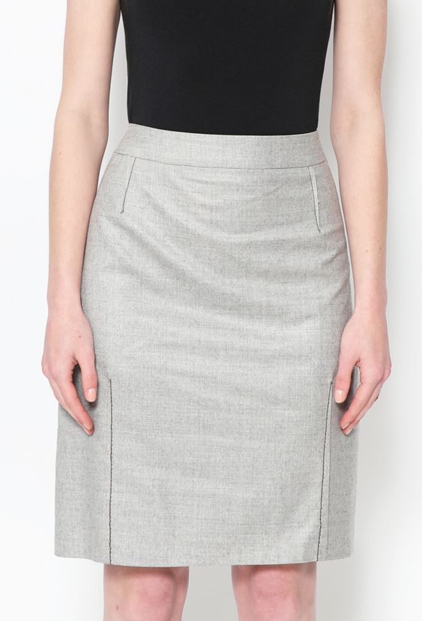 Dior Classic Wool Stitch Skirt - 2