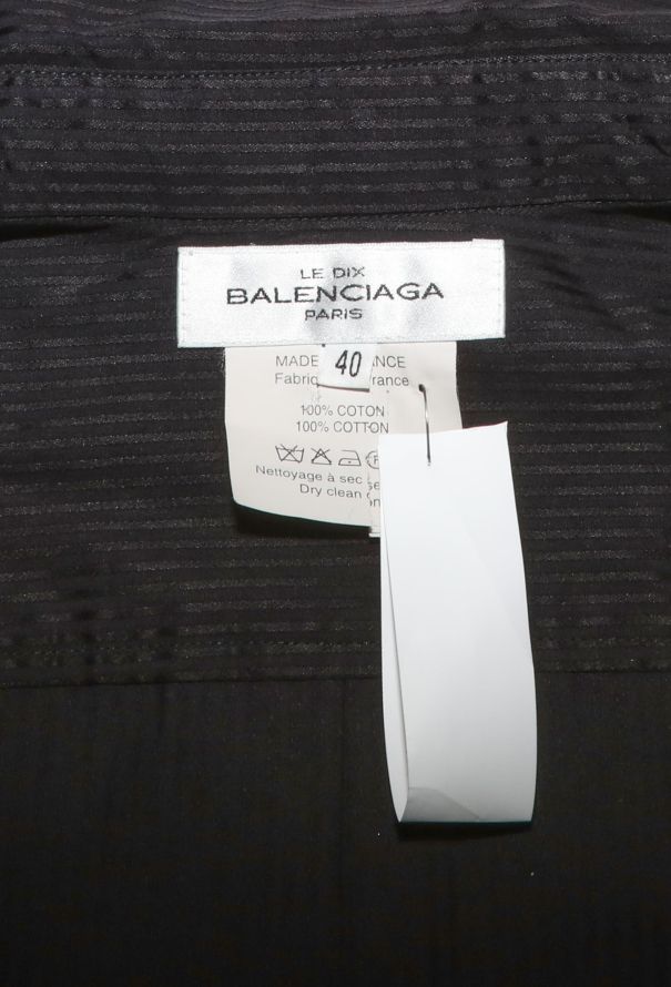 Balenciaga S/S 2001 Asymmetrical Ruffled Shirt - 5