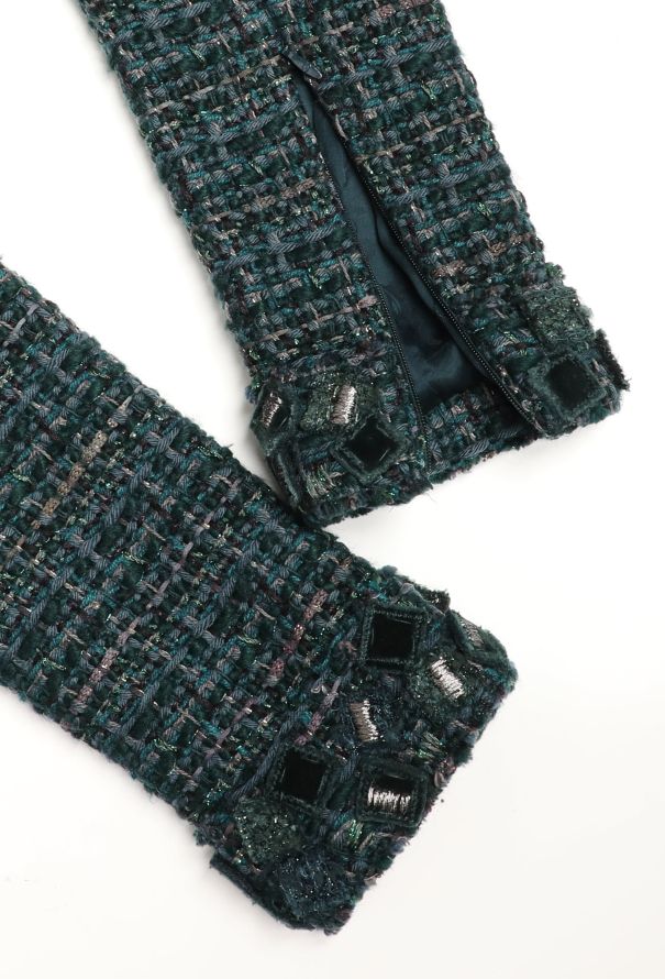 Chanel F/W 2012 Embroidered Tweed Dress - 9