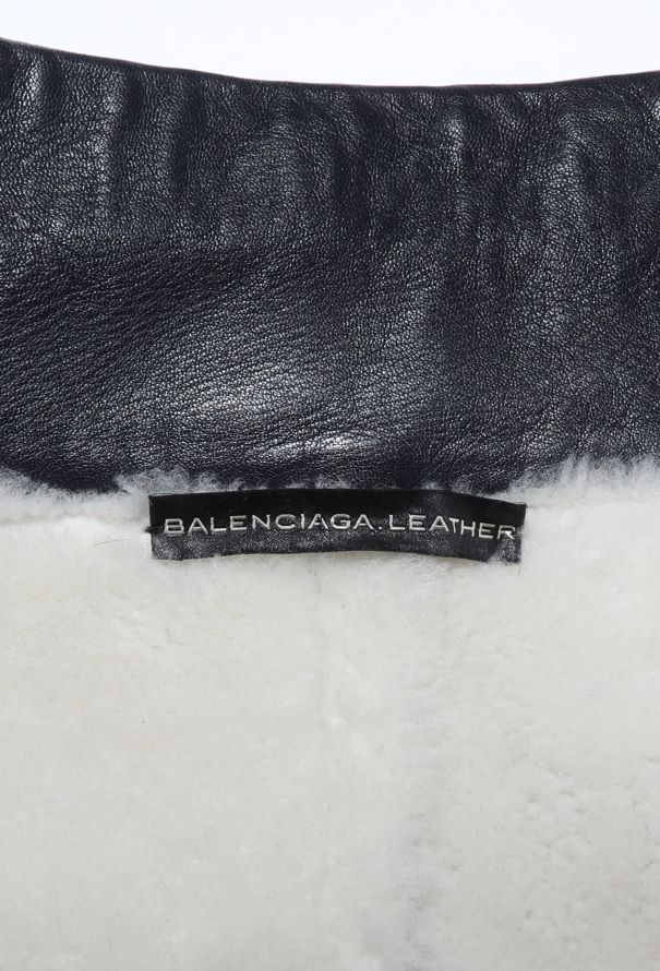 Balenciaga 2013 Shearling-Lined Trim Coat - 7