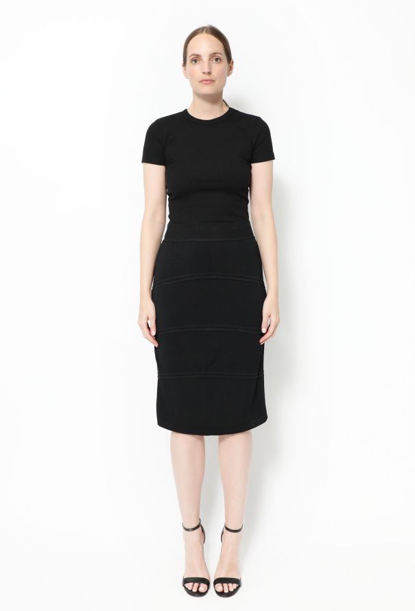 Alaïa '80s Tiered Seam Skirt - 1