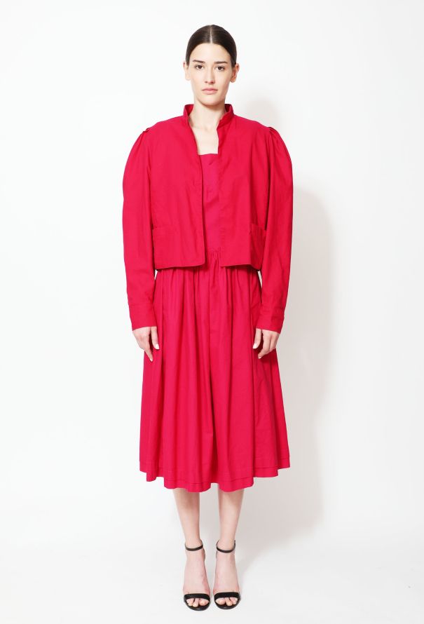 Exquisite Vintage Laura Ashley '80s Flared Puff Dress Ensemble - 5