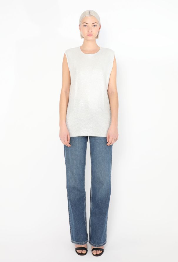 Chanel S/S 2009 Iridescent Textured Top - 3