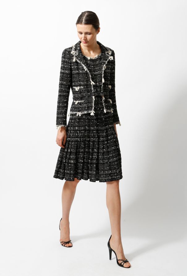 Chanel RARE Trompe L'oeil Jacket Dress - 3