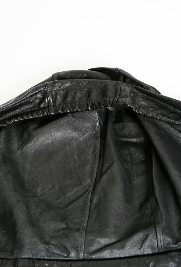 Céline Leather Hooded Zip Jacket - 8