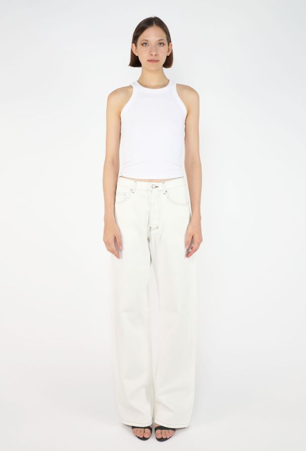 Dries Van Noten Contrast Stitch Denim Jeans, 2025 - 2