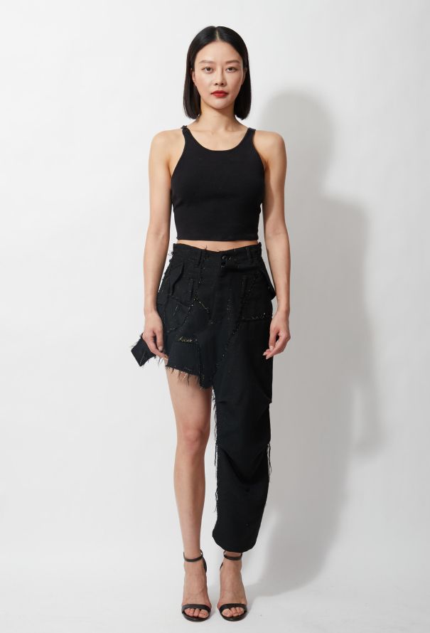 Junya Watanabe Iconic 2006 Deconstructed Metallic Skirt - 1
