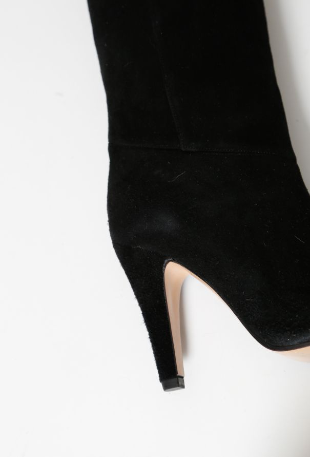 Chloé F/W 2009 Ruffled Over-Knee Boots - 10