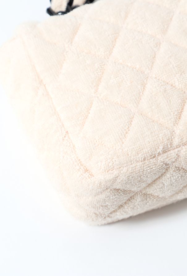 Chanel Quilted Terrycloth Flap Bag - 11