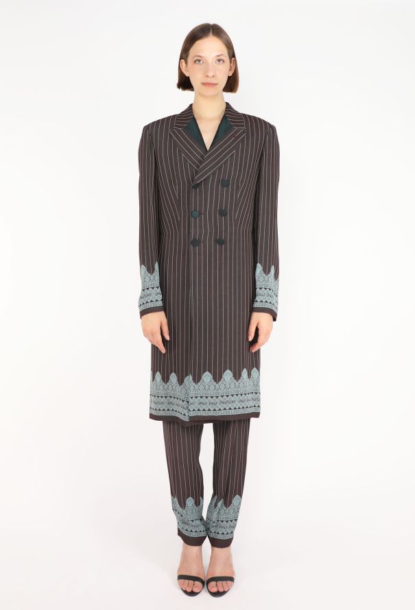 Jean Paul Gaultier Pinstripe Lace Suit, S/S 1997 - 3
