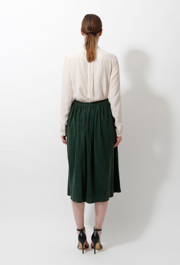 Ralph Lauren Vintage  Suede Skirt - 4