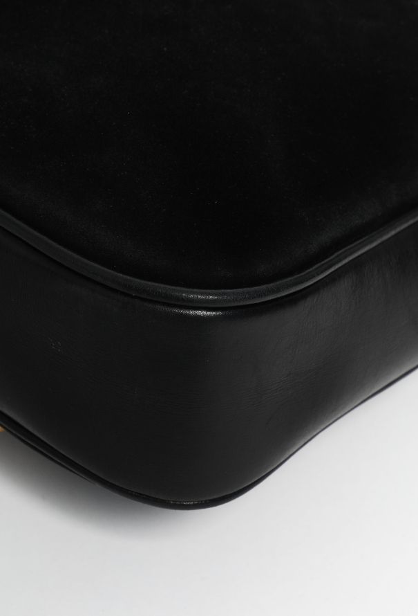 Gucci '70s Horsebit Suede Shoulder Bag - 8