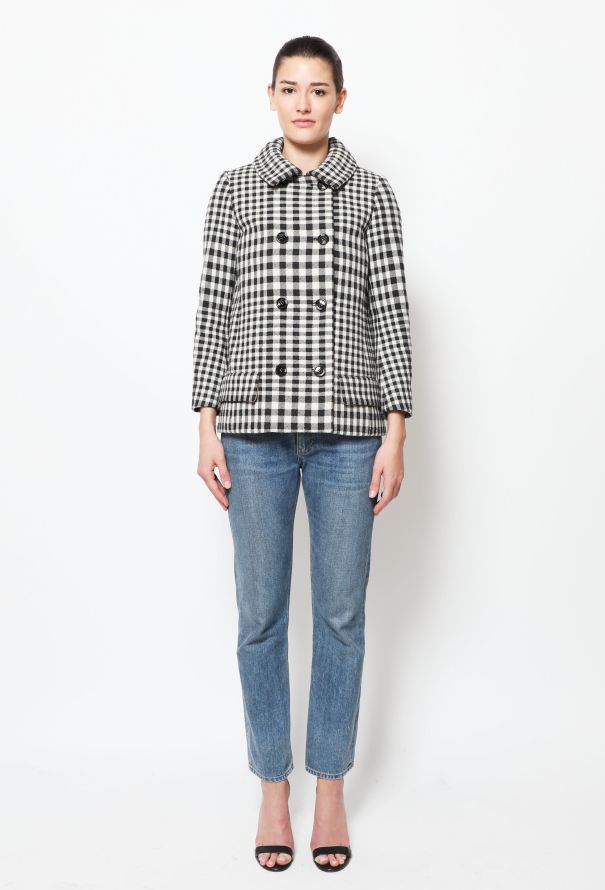 Chloé Pre-Fall 2012 Gingham Wool Jacket - 2