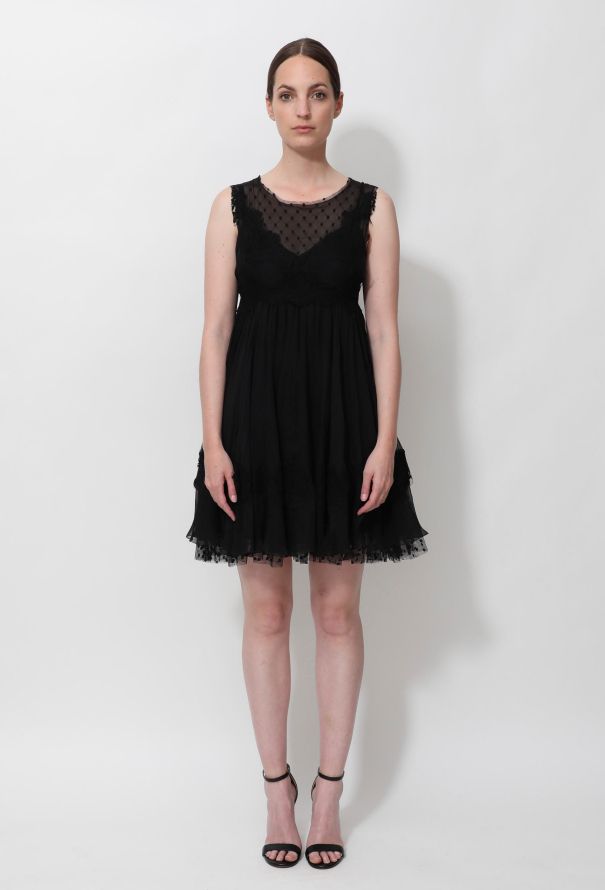 Dolce & Gabbana Ruffled Lace Flared Dress - 1