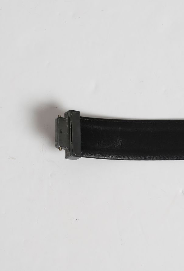 Chanel S/S 1996 'CC' Buckle Leather Belt - 6
