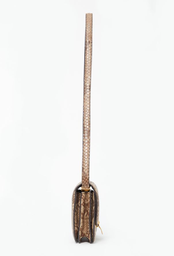 Céline Mini Python Classic Box Bag Beige and brown - 5
