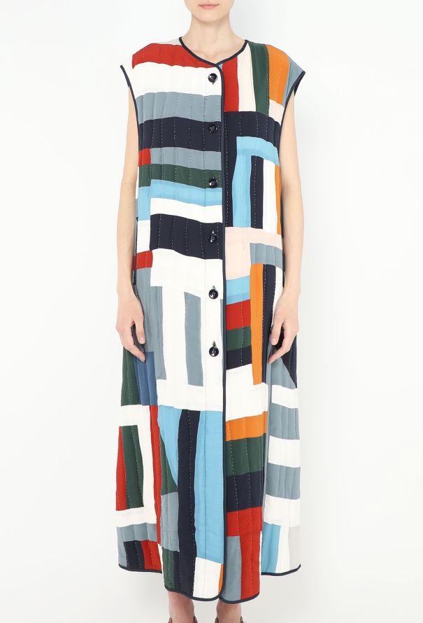 Chloé STUNNING F/W 2022 Patchwork Liner Vest - 3