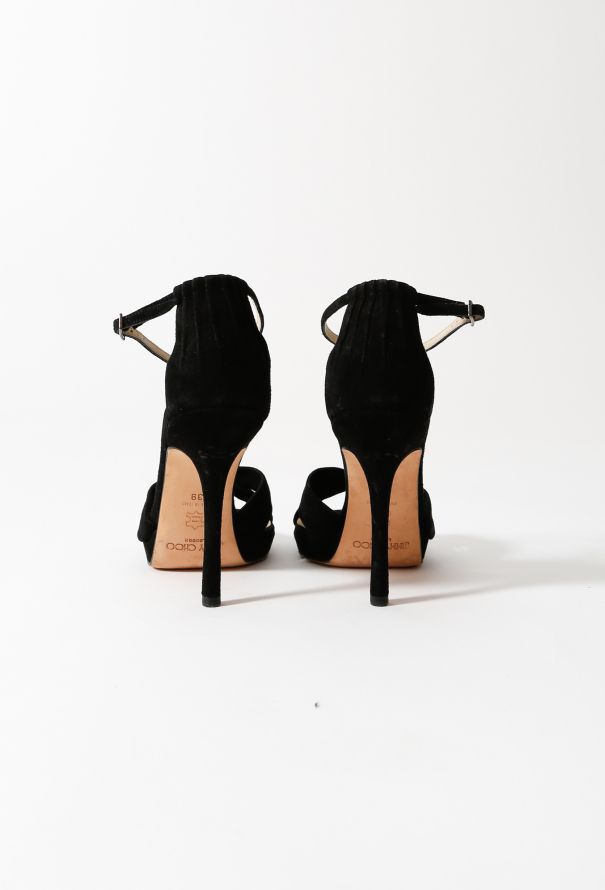 Modern Designers Jimmy Choo Suede Strappy Sandals - 5
