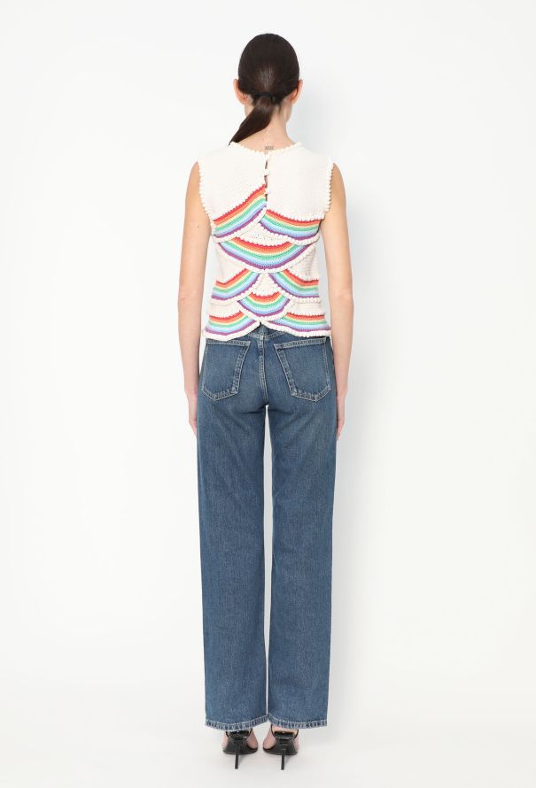 Loewe x Paula’s Ibiza Rainbow Crochet Top, 2022 - 4