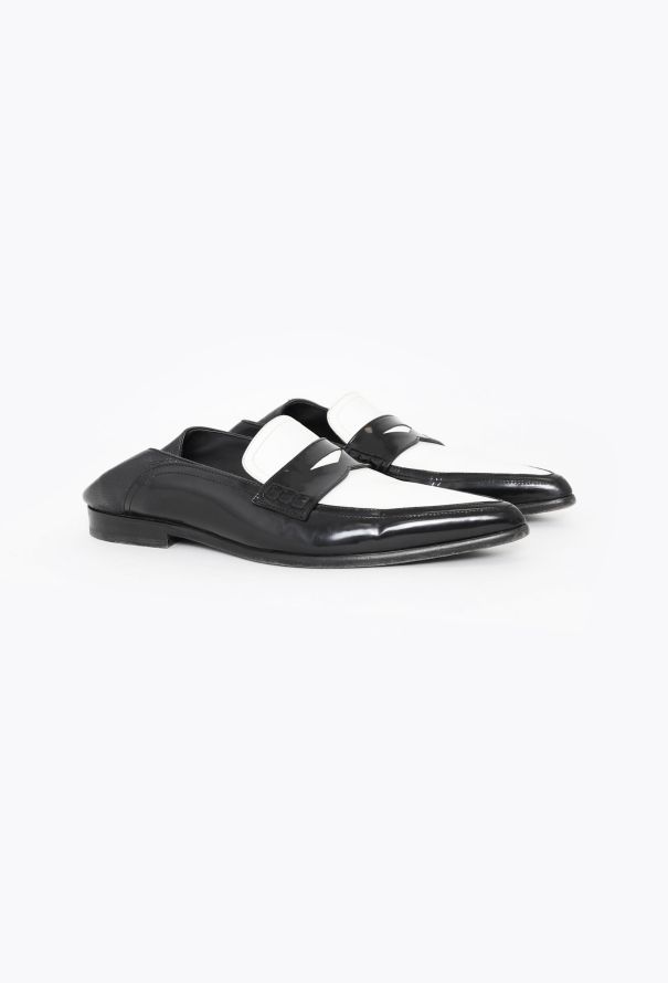 Loewe 2020 Folded Leather Penny Loafers - 2