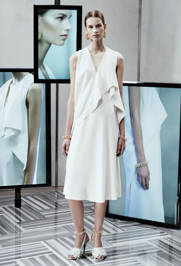 Balenciaga Resort 2014 Layered Crêpe Dress - 2