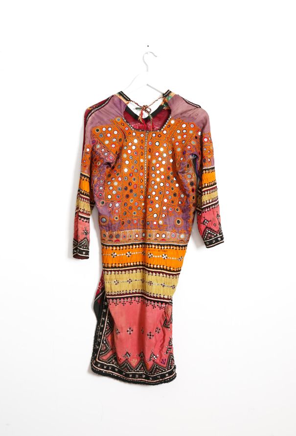 World Treasures Vintage Hand Embellished Indian Dress - 11
