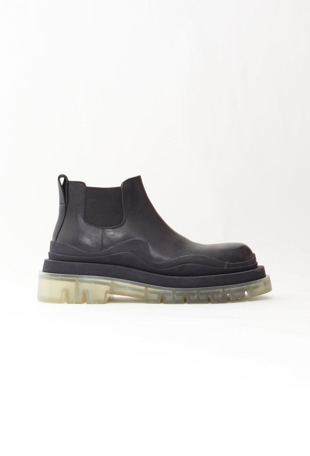 Bottega Veneta Pre-Fall 2020 BV Tire "Chelsea" Boots - 1