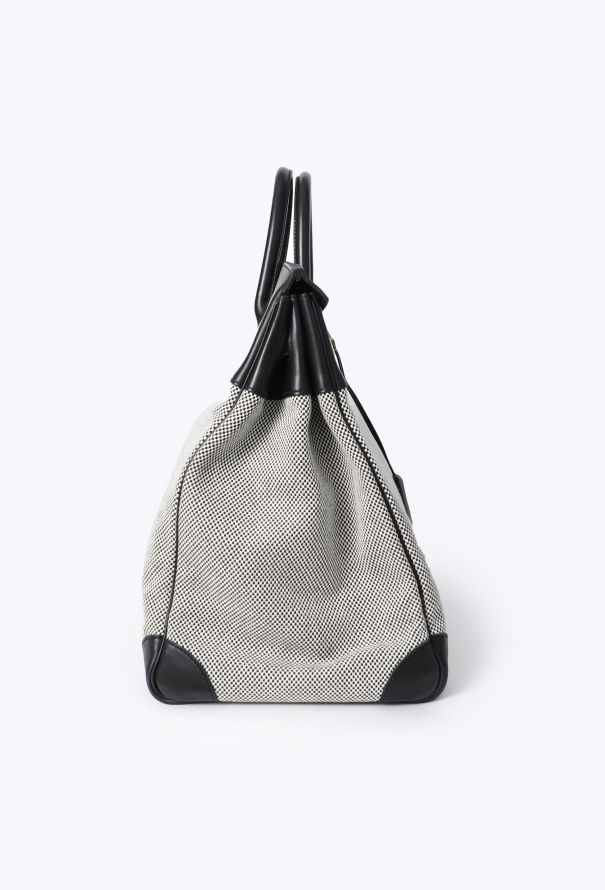 Hermès Evergrain & Toile Criss Haut à Courroies 40 - 6