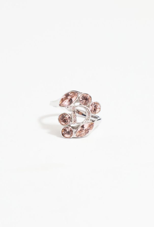 Dior Early 2000s Embellished 'D' Ring - 1