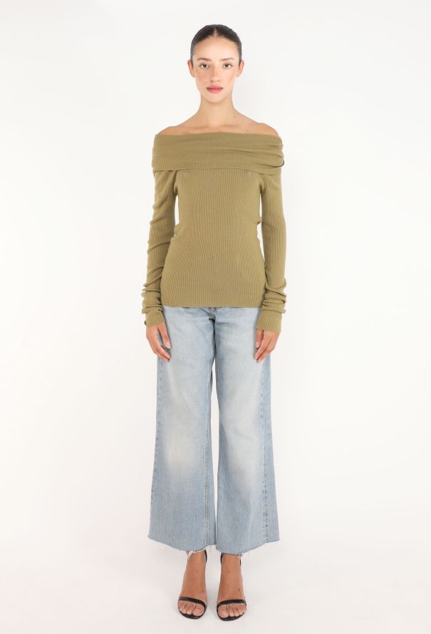 Phoebe Philo Ribbed Off-Shoulder Top, 2026 - 2