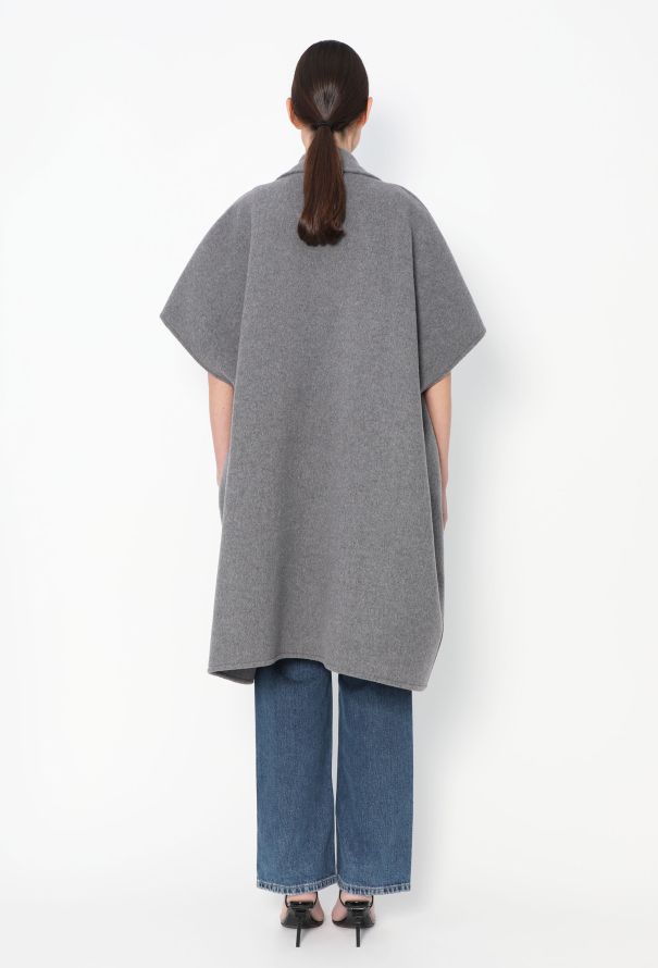 Bottega Veneta 2023 Cashmere Cape Coat - 7