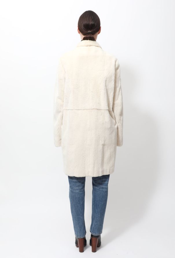 Jil Sander Rabbit Fur Coat - 4