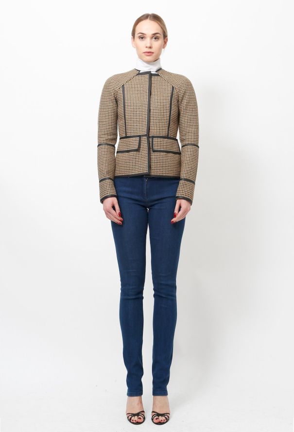 Balenciaga 2008 Houndstooth Print Jacket - 2
