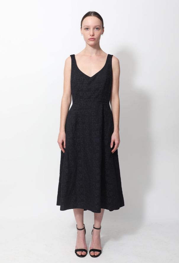 Comme des Garçons 2019 "CDG" Logo Flared Dress - 1