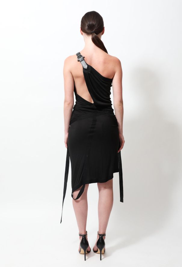 Alexander McQueen 2002 One Shoulder Bondage Dress - 4