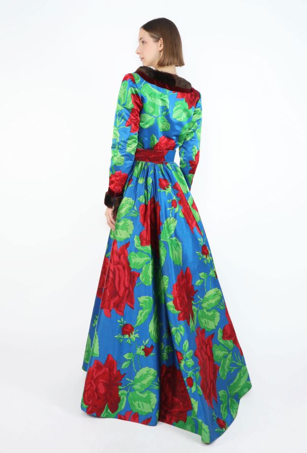 Saint Laurent EXQUISITE Haute Couture Spring 1988 Rose Ballgown - 4